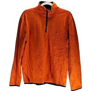 Nautica Men's Medium Quarter-Zip Fleece Pullover